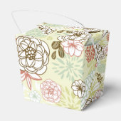 Blumengarten Chinesisch Abholbox Geschenkschachtel (Rückseite)