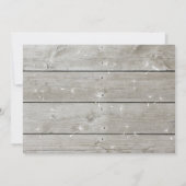 Blumengarten Couple's Dusche Einladung (Rückseite)