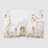 Blumengarten-Decoupage Seidenpapier (Vorderseite)