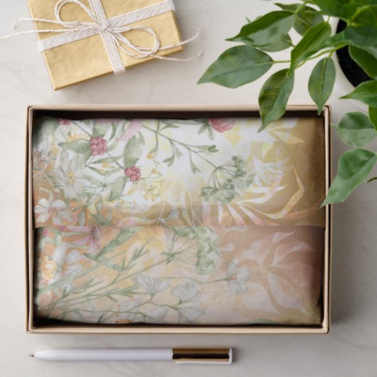 Blumengarten Dekoupage Tissue Paper Seidenpapier (Geschenk)