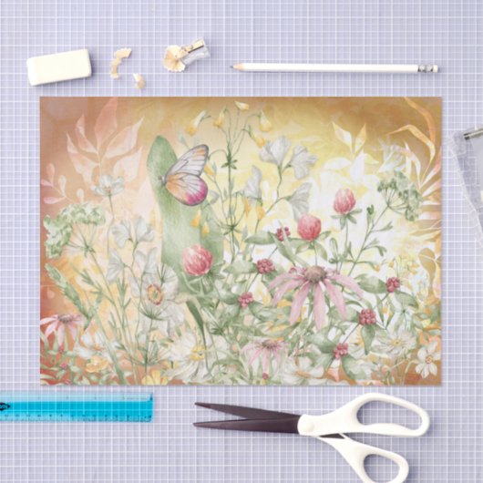 Blumengarten Dekoupage Tissue Paper Seidenpapier (Handwerk)