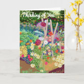 Blumengarten Denken Sie an Ihre Karte (Gelbe Blume)