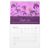 Blumengärten der Blume 12 Monate Kalender (Feb 2027)