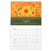 Blumengärten der Blume 12 Monate Kalender (Mär 2027)