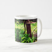 Blumengarten der gedrehten Dinge Kaffeetasse (VorderseiteRechts)