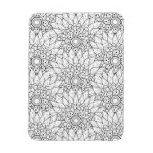 Blumengarten Doodle Magnet (Vertikal)