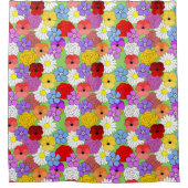 Blumengarten Duschvorhang (Vorderseite)