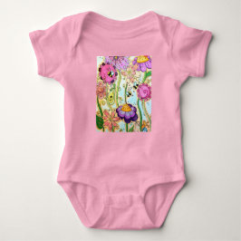 Blumengarten Ein Stück für Baby Baby Strampler