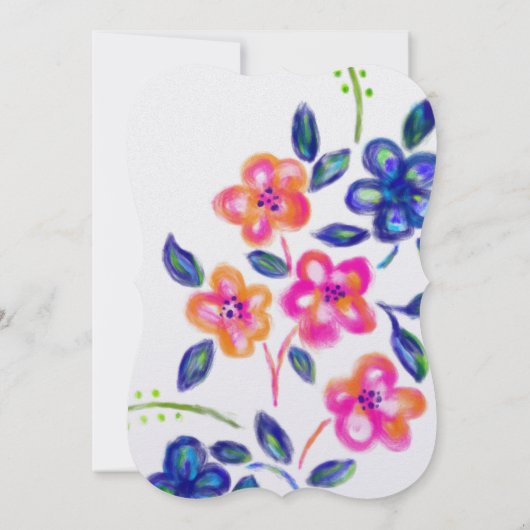 Blumengarten Einladung (Rückseite)