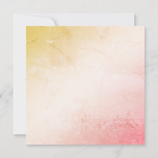 Blumengarten Einladung zur Hochzeit (Rückseite)