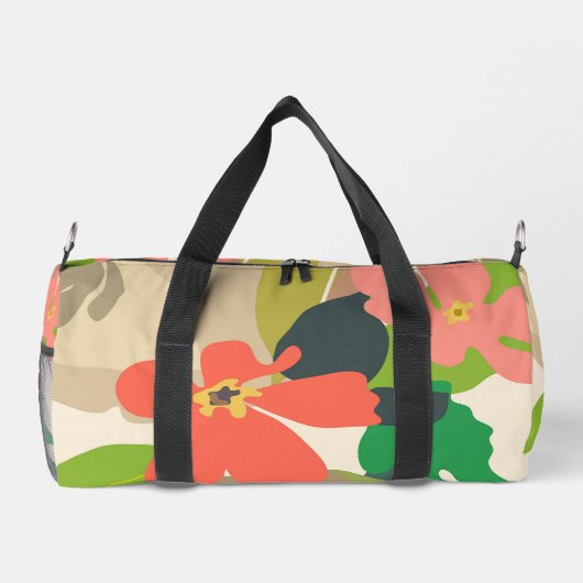 Blumengarten - Farbblöcke Duffle Bag (Rückseite)