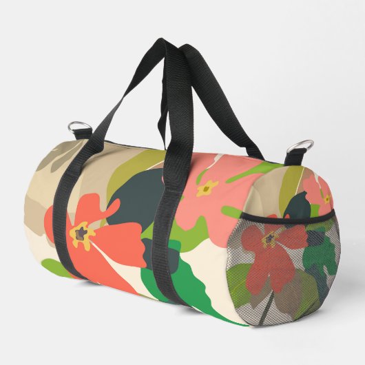 Blumengarten - Farbblöcke Duffle Bag (Rechte Ecke)