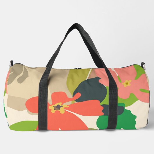 Blumengarten - Farbblöcke Duffle Bag (Vorderseite)