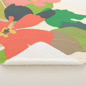 Blumengarten - Farbblöcke Sherpadecke (3/4)