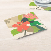 Blumengarten - Farbblöcke Untersetzer (angewinkelt)