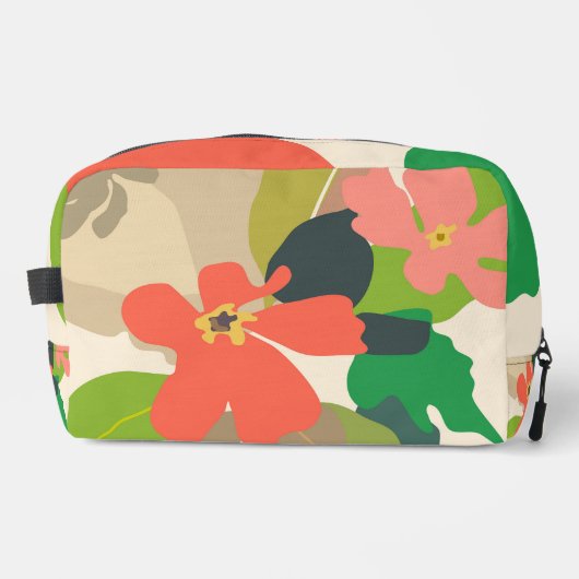 Blumengarten - Farbblöcke Waschbeutel (Vorderseite)