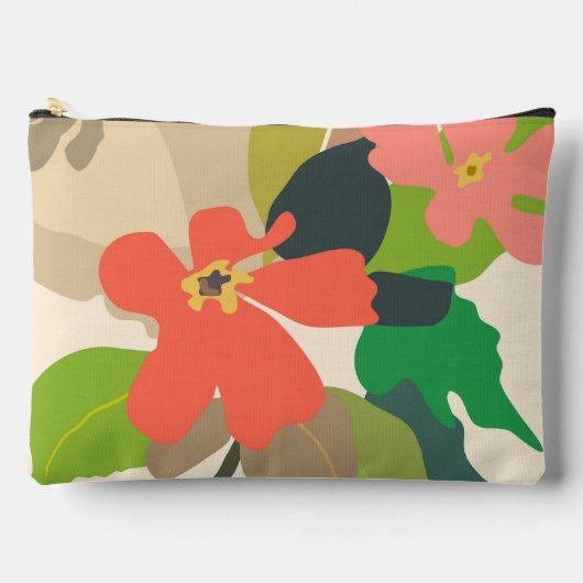 Blumengarten - Farbblöcke Zubehörtasche (Vorderseite)