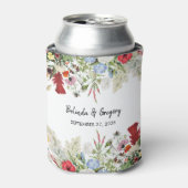 Blumengarten Farbenfrohe Blume Gastgeschenk Hochze Dosenkühler (Kanne Vorderseite)