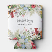 Blumengarten Farbenfrohe Blume Gastgeschenk Hochze Dosenkühler (Rückseite)