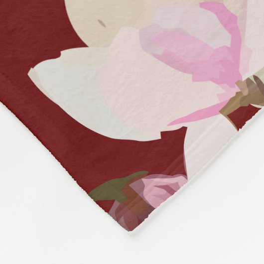 Blumengarten Fleecedecke (Ecke)