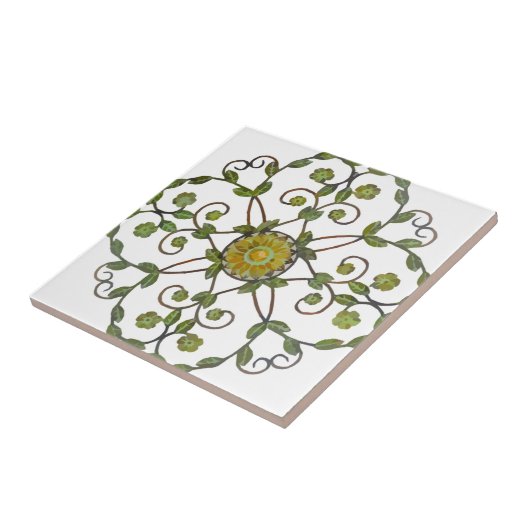 Blumengarten Fliese (Seite)