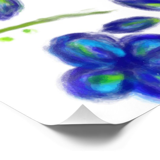 Blumengarten Fotodruck (Ecke)