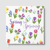 Blumengarten Frühling ist da