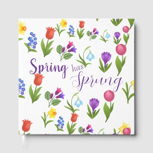 Blumengarten Frühling ist da Gästebuch (Vorderseite)