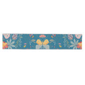 Blumengarten Frühling Schmetterlinge Tischläufer (Horizontal)