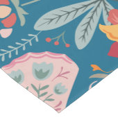 Blumengarten Frühling Schmetterlinge Tischläufer (Ecke)