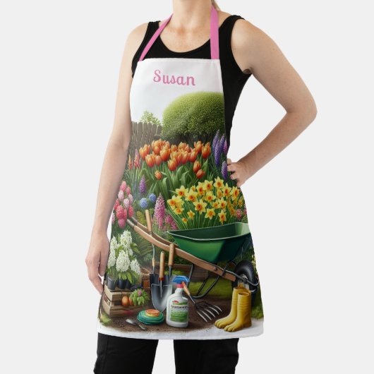 Blumengarten / Gärtner Personalisiert Schürze (InSitu)