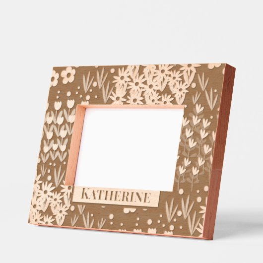 Blumengarten Geätzte Rahmen (Links)