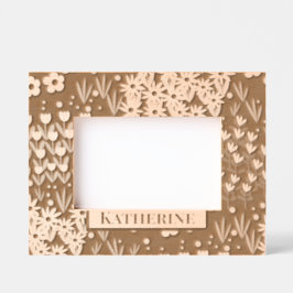 Blumengarten Geätzte Rahmen