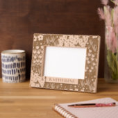 Blumengarten Geätzte Rahmen (Linke Ecke)