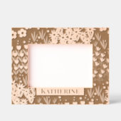 Blumengarten Geätzte Rahmen (Vorderseite)