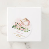 Blumengarten Geburtstagsparty Runde Geschenkanhänger (Beispiel)