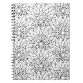 Blumengarten-Gekritzel Notizblock (Vorderseite)