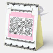 Blumengarten Gelb Geschenkschachtel (Rückseite)