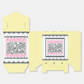 Blumengarten Gelb Geschenkschachtel (Ungefaltet)