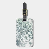 Blumengarten-Gepäckanhänger Gepäckanhänger (Vorderseite vertikal)