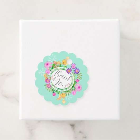 Blumengarten Geschenkanhänger (Beispiel)