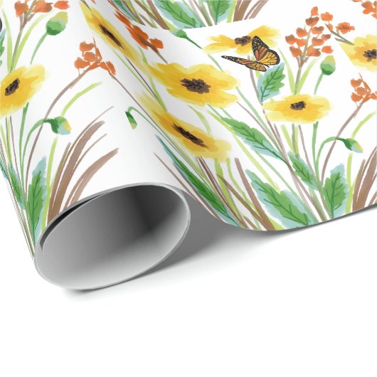 Blumengarten Geschenkpapier (Rolleneckpunkt)