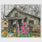 Blumengarten Geschenkpapier (Flach)