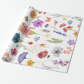 Blumengarten-Geschenkpapier Geschenkpapier (Ungerollt)