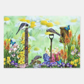 Blumengarten Geschenkpapier Set (Vorderseite)