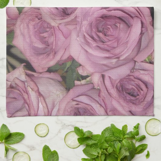 Blumengarten Geschirrtuch (Gefaltet)