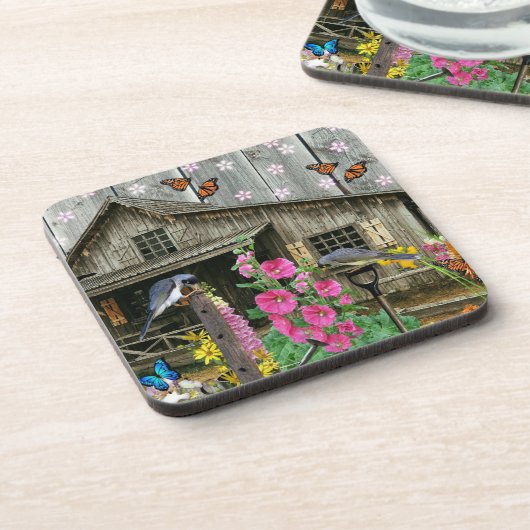 Blumengarten Getränkeuntersetzer (Linke Seite)