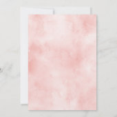 Blumengarten Girl Babydusche Einladung (Rückseite)