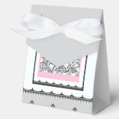 Blumengarten Grau Geschenkschachtel (Vorderseite)