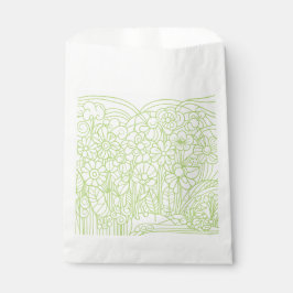 Blumengarten Grün Geschenktütchen